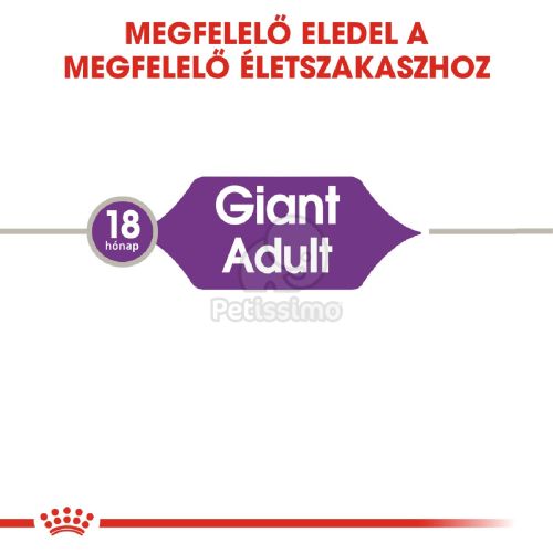 Royal Canin Giant Adult - óriás testű felnőtt kutya száraz táp  15 kg