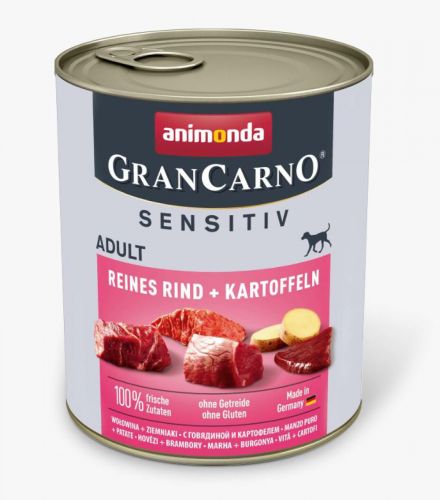 Animonda GranCarno Sensitiv, marha és burgonya  800 g