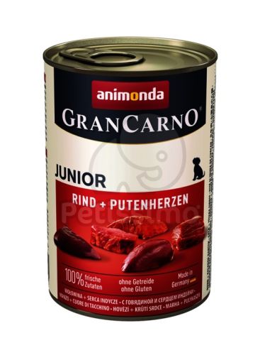 Animonda GranCarno Junior konzerv, marha és pulykaszív  400 g