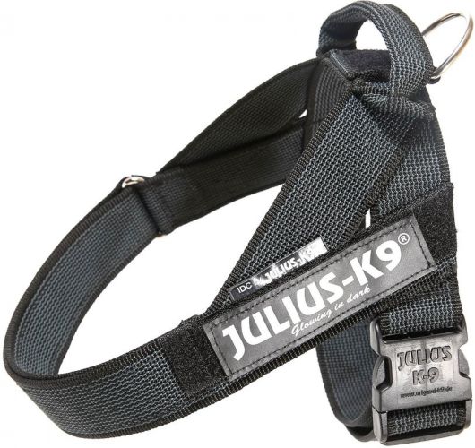 Julius-K9 IDC hevederhám, fekete  Mini 