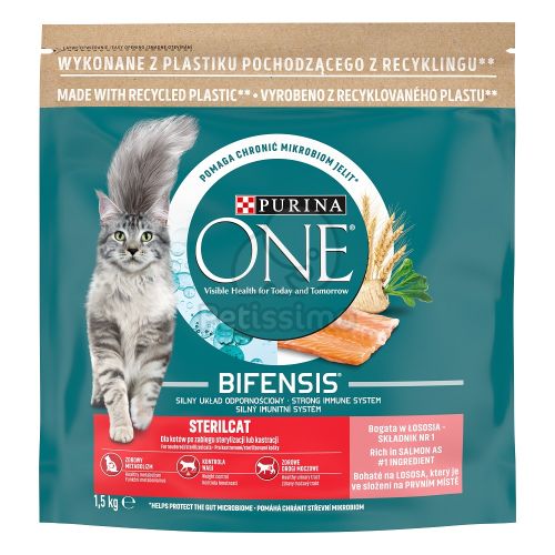 Purina ONE Bifensis Adult Sterilcat Salmon  800 g