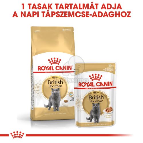 Royal Canin British Shorthair Adult - Brit rövidszőrű felnőtt macska száraz táp  400 g
