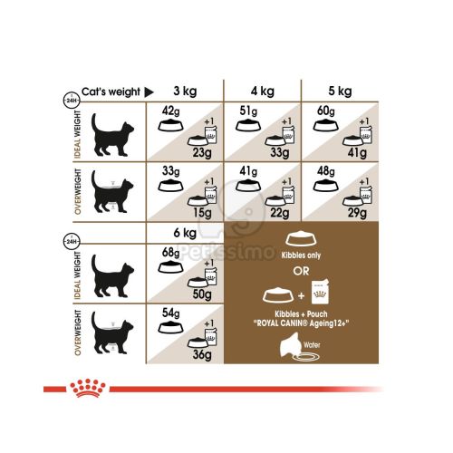Royal Canin Ageing 12+ - idős macska száraz táp  2 kg