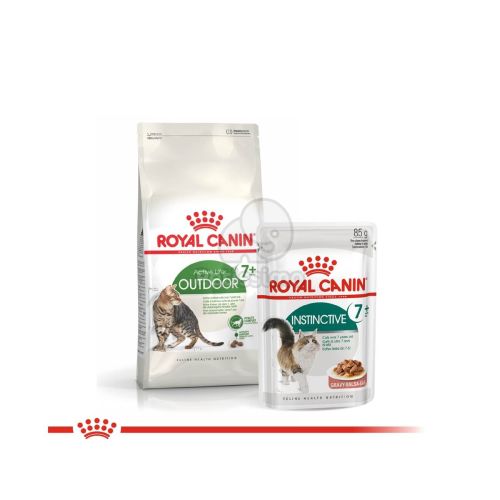Royal Canin Outdoor 7+ - szabadba gyakran kijáró, aktív idősödő macska száraztáp  2 kg