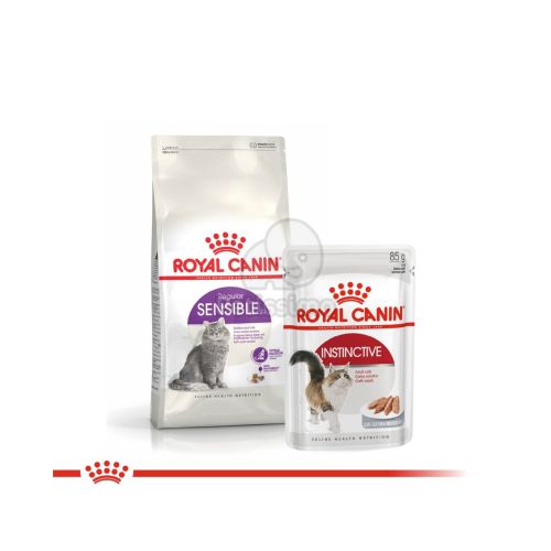 Royal Canin Sensible - érzékeny emésztésű felnőtt macska száraz táp  4 kg
