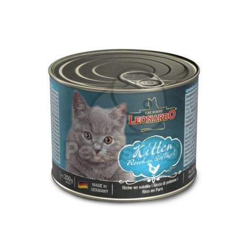 Leonardo Kitten konzerv baromfiban gazdag  800 g