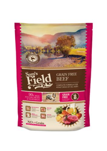 Sam's Field Adult Grain Free Beef  0.8 kg