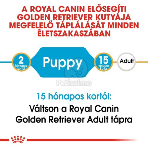 Royal Canin Golden Retriever Puppy - Golden Retriever kölyök kutya száraz táp  12 kg