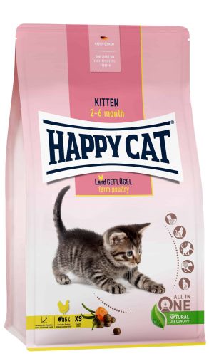 Happy Cat Kitten Land Geflügel - Baromfi  300 g