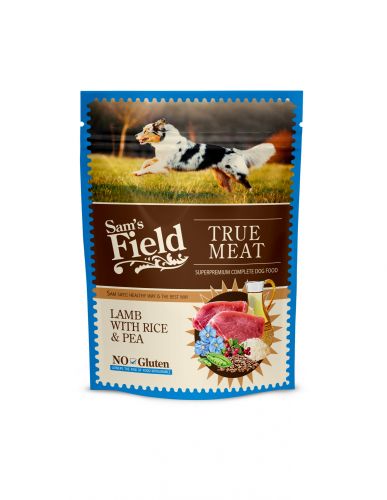 Sam's Field True Meat Lamb with Rice & Pea alutasakos eledel  260 g