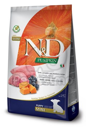 N&D Pumpkin Dog Puppy Mini Lamb & Blueberry  800 g