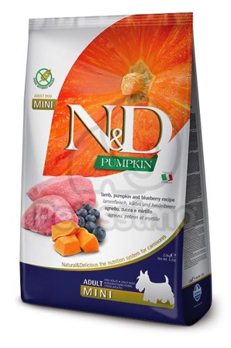 N&D Pumpkin Dog Adult Mini Lamb & Blueberry  800 g