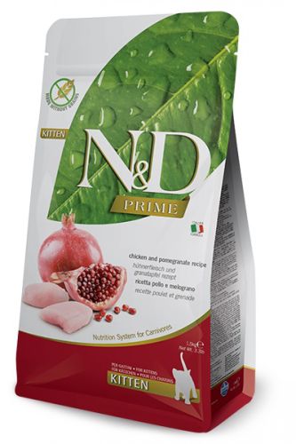 N&D Prime Cat Kitten Chicken & Pomegranate  1.5 kg