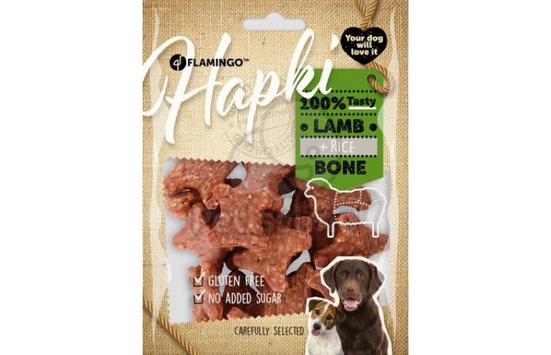 Flamingo Hapki Bone - bárányos rizzsel  170 g