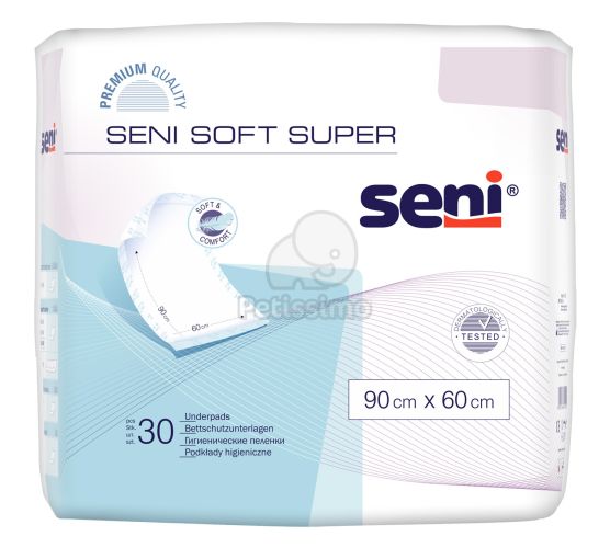 Seni Soft Super nedvszívó alátét  90x60 cm - 30 db