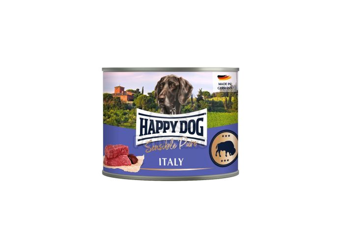 Happy Dog Sensible Pure Italy - Bivaly húsos konzerv  400 g