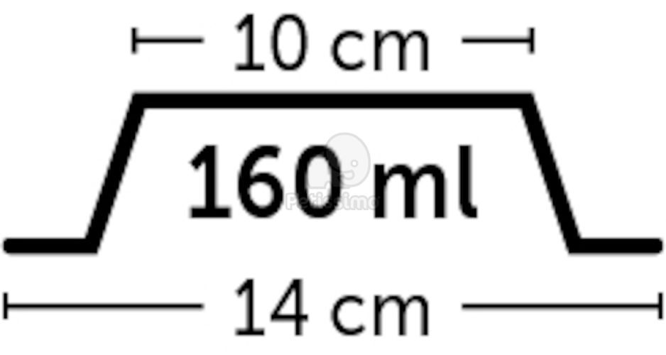 Flamingo tál - fehér  350 ml