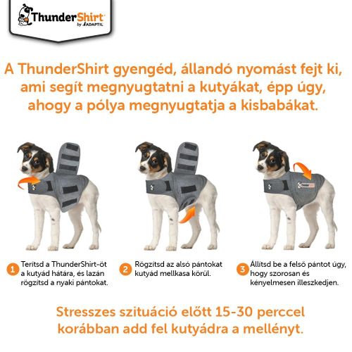 ThunderShirt nyugi mellény kutyáknak  S db