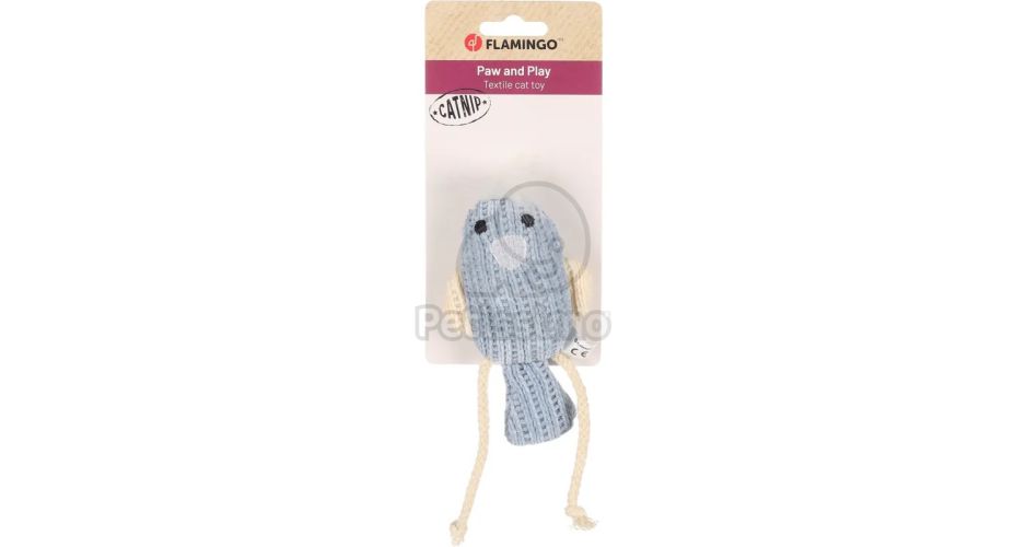 Flamingo Blaro madár macskajáték  Kék 1 db
