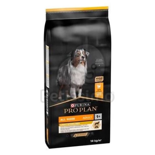 Purina Pro Plan All Sizes Adult Light/Sterilised - csirkés száraz kutyaeledel  3 kg