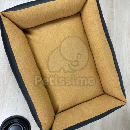 NRDOGS Soft Basket kutyafekhely - okkersárga  80x60 cm
