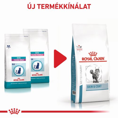 Royal Canin Skin&Coat diétás száraz állateledel felnőtt macskák számára  3.5 kg