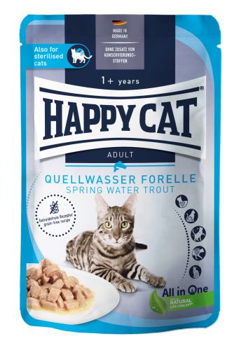 Happy Cat pouch szósz culinary pisztráng macskák részére 20 x  85 g