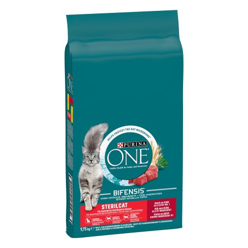 Purina ONE Bifensis Adult Sterilcat Beef  9.75 kg