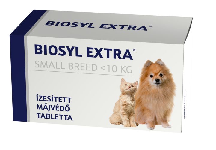 Biosyl Extra ízesített májvédő tabletta - Small Breed  30 tabletta