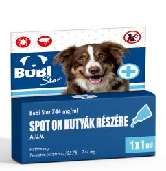 BOBI STAR SPOT-ON 744 MG/ML KUTYA  1 db