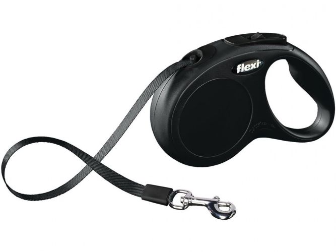 Flexi Classic S szalagpóráz különböző színben, 5 m  Fekete 
