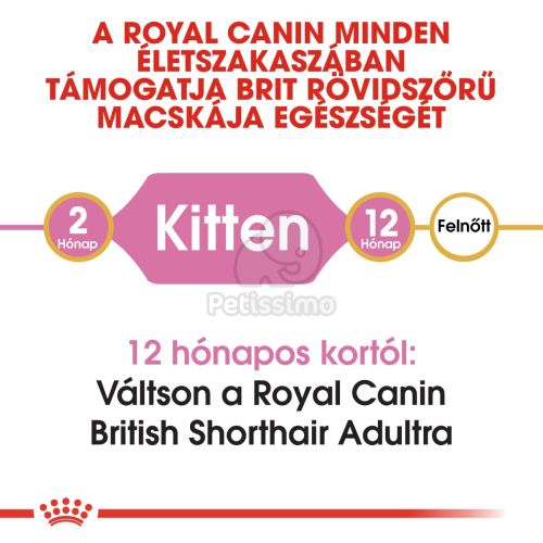 Royal Canin British Shorthair Kitten - Brit rövidszőrű kölyök macska száraz táp  0.4 kg