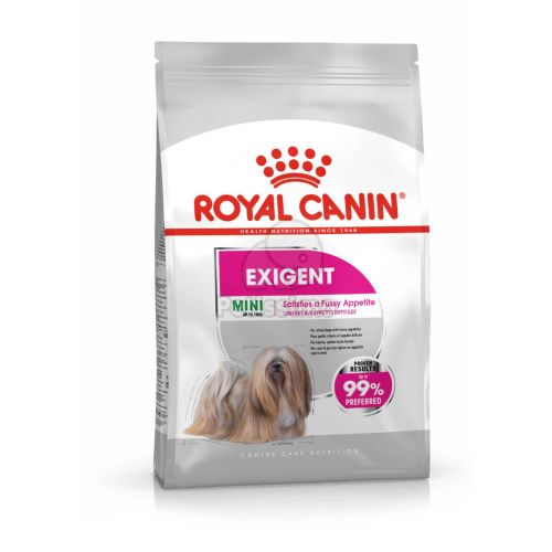 Royal Canin Mini Exigent - száraz táp válogatós, kistestű felnőtt kutyák részére  1 kg