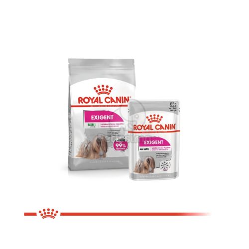 Royal Canin Mini Exigent - száraz táp válogatós, kistestű felnőtt kutyák részére  1 kg