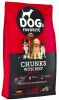 Dog’s Favorite Chunks with Beef  15 kg