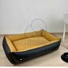 NRDOGS Soft Basket kutyafekhely - okkersárga  80x60 cm